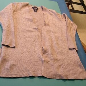 Tahari XL Merino Wool Blend Womens XL Buttons down each Side Back Sweater